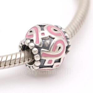 Authentic PANDORA Pink Ribbon Breast Cancer Charm